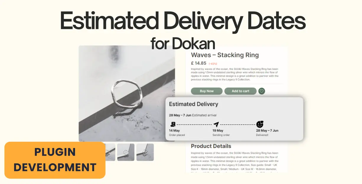 Estimated Delivery Dates Plugin for Dokan